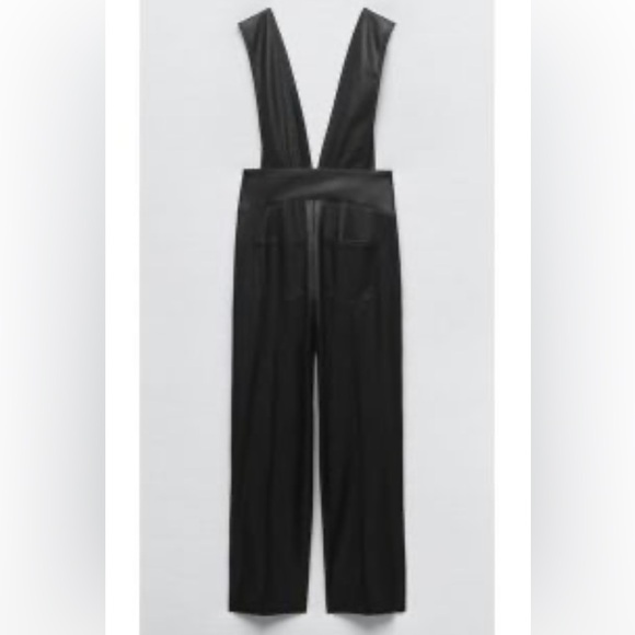 Zara  Faux Leather Jumpsuit - Picture 8 of 9